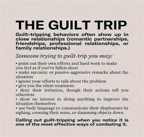 guilt tripping and gaslighting